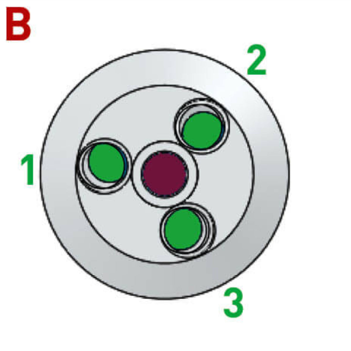 BOLA Reactor Lids with center Ground Joint (PTFE ) - DN 60