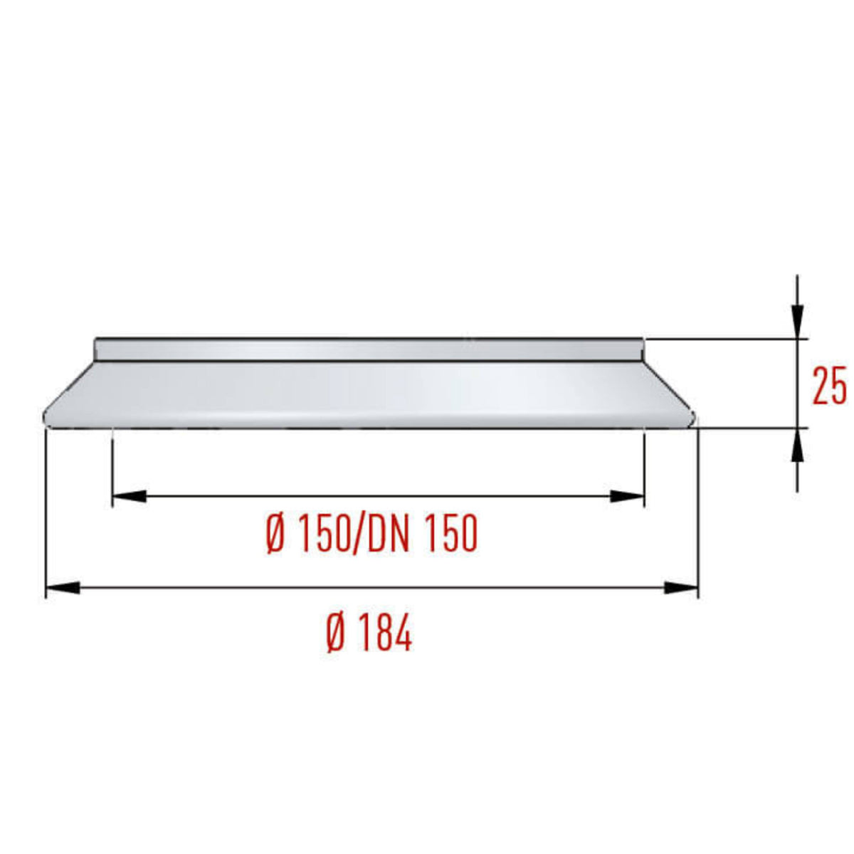 BOLA Reactor Lids (PTFE ) - DN 150 H 25 mm