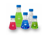 Benchmark hybex Erlenmeyer Flasks, Threaded GL45 Screw Cap - MSE Supplies LLC