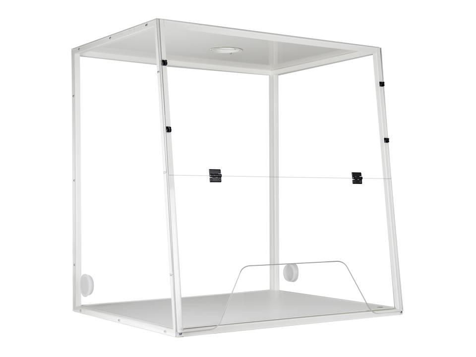 Ecosafe Fume Hood Labopur® H09 for A Connection to the Outside - 1 Trapezoidal Opening - MSE Supplies LLC