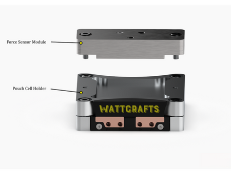 Wattcrafts Force Sensor Module - Pouch Cell Holder - MSE Supplies LLC