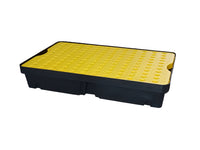 Ecosafe Containment Sump Built in Black Polyethylene + Perforated Cover Plate - 60L - MSE Supplies LLC