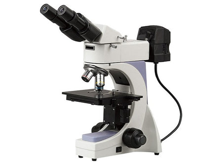 MSE PRO Economy Compact Binocular Metallurgical Microscope, Reflected Illumination, Biological Microscopes, MSE Supplies LLC, MSE Supplies