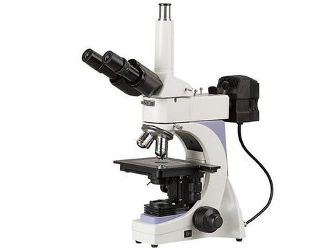 MSE PRO Economy Compact Trinocular Metallurgical Microscope, Reflected Illumination, Biological Microscopes, MSE Supplies LLC, MSE Supplies
