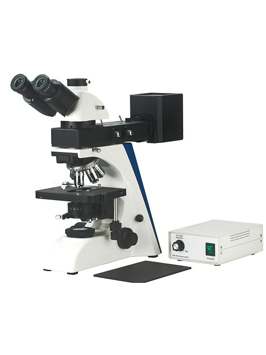 MSE PRO Trinocular Metallurgical Microscope, Transmitted & Reflected Illumination, Biological Microscopes, MSE Supplies LLC, MSE Supplies