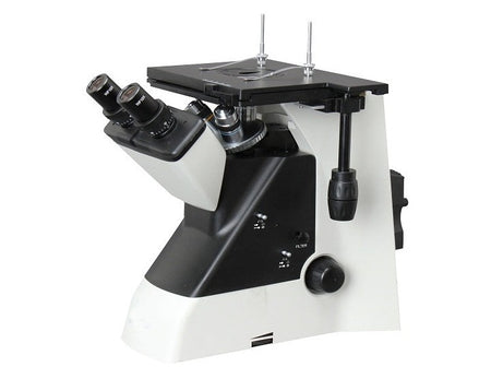 MSE PRO Trinocular Inverted Metallurgical Microscope (10X,40X,100X), Biological Microscopes, MSE Supplies LLC, MSE Supplies