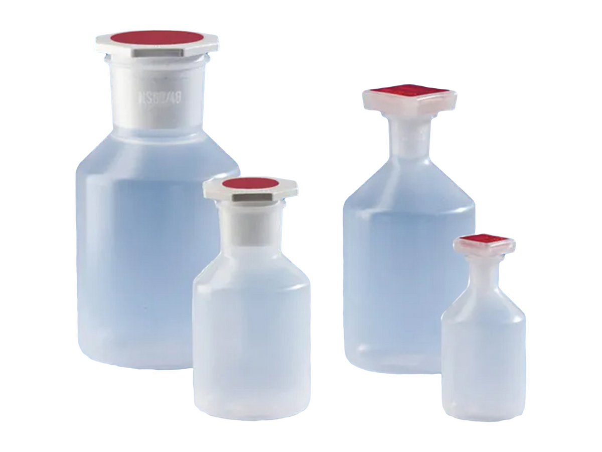 BrandTech Reagent Bottles, PP, With Stopper, Labware, BrandTech, MSE Supplies