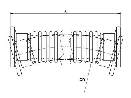 BrandTech KF DN 16, 500 mm Metal Vacuum Tubing with Small Flanges - MSE Supplies LLC