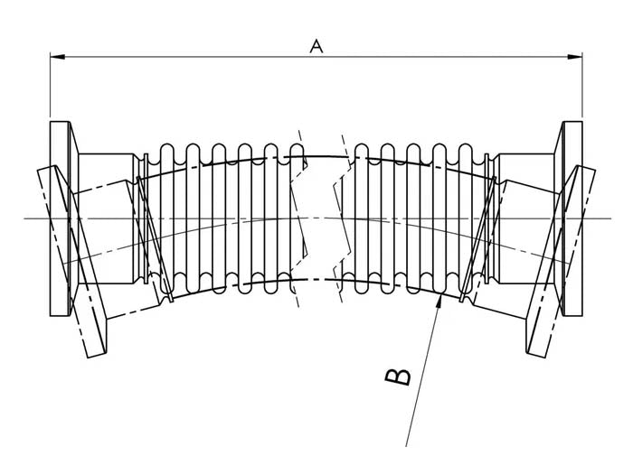 BrandTech KF DN 25, 750 mm Metal Vacuum Tubing with Small Flanges - MSE Supplies LLC