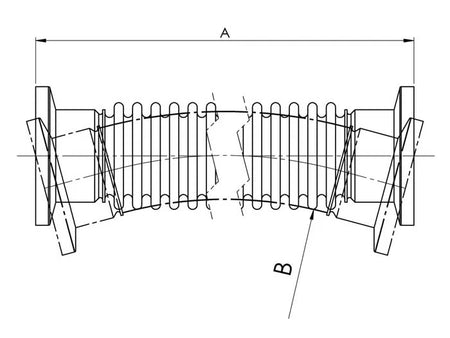 BrandTech KF DN 25, 750 mm Metal Vacuum Tubing with Small Flanges - MSE Supplies LLC
