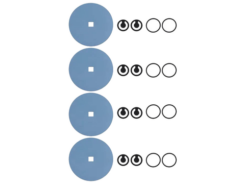 BrandTech MD 4C NT/VARIO / PC 3003 / PC 3004 Set of Diaphragms and Valves, Pump Systems, BrandTech, MSE Supplies