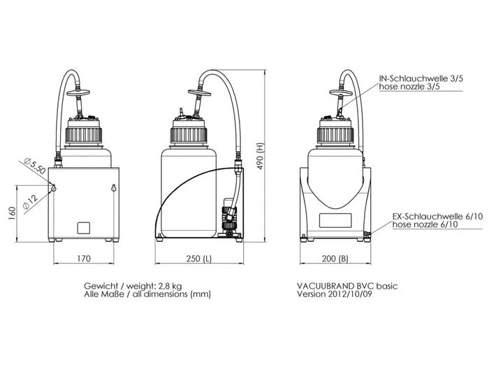 BrandTech BVC Basic Fluid Aspiration System - MSE Supplies LLC