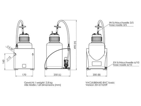 BrandTech BVC Basic Fluid Aspiration System - MSE Supplies LLC