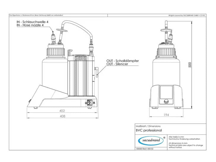 BrandTech BVC Professional Fluid Aspiration System - MSE Supplies LLC