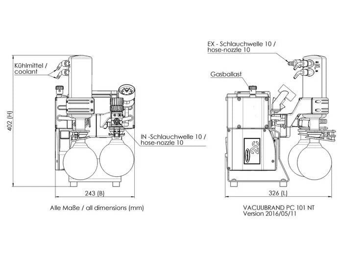 BrandTech PC 101 NT Chemistry Pumping Unit - MSE Supplies LLC