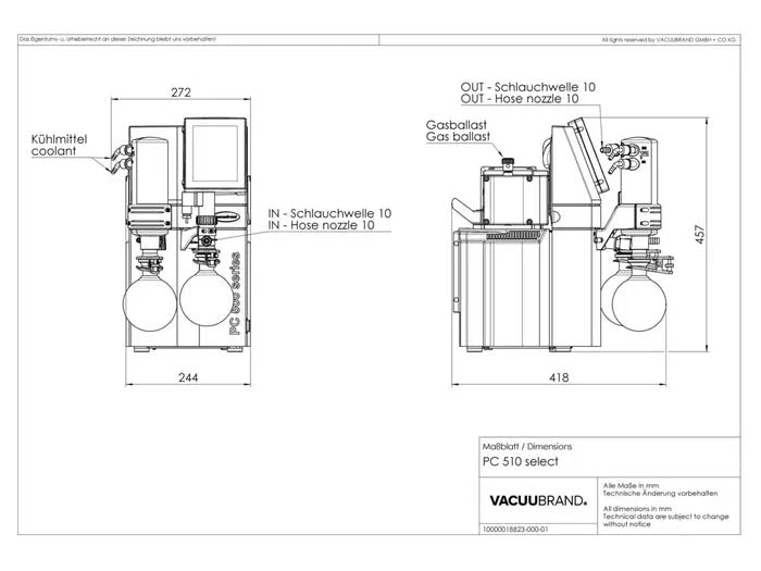 BrandTech PC 510 Select Chemistry Pumping Unit - MSE Supplies LLC