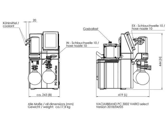 BrandTech PC 3002 VARIO Select VARIO® Chemistry Pumping Unit - MSE Supplies LLC