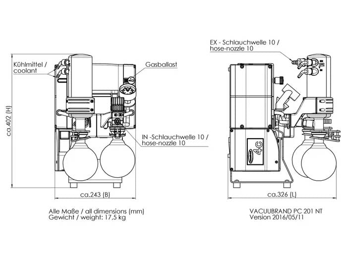 BrandTech PC 201 NT Chemistry Pumping Unit - MSE Supplies LLC