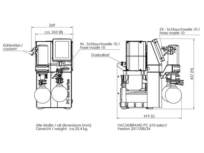 BrandTech PC 610 Select Chemistry Pumping Unit - MSE Supplies LLC