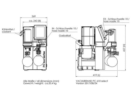 BrandTech PC 610 Select Chemistry Pumping Unit - MSE Supplies LLC