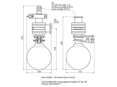 BrandTech AK 500 / KF DN 25 VACUU·PURE - MSE Supplies LLC