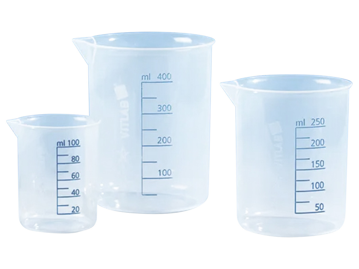 BrandTech Griffin Beakers, PP, Molded Blue Graduations - MSE Supplies LLC
