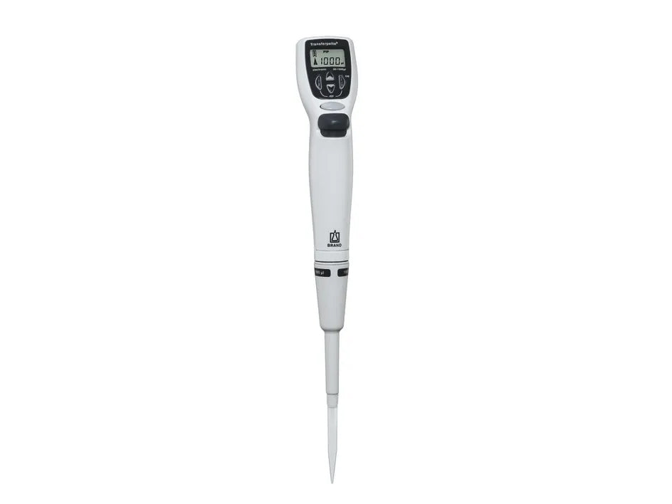 BrandTech Single-Channel Micropipette Transferpette® Electronic, DE-M - MSE Supplies LLC