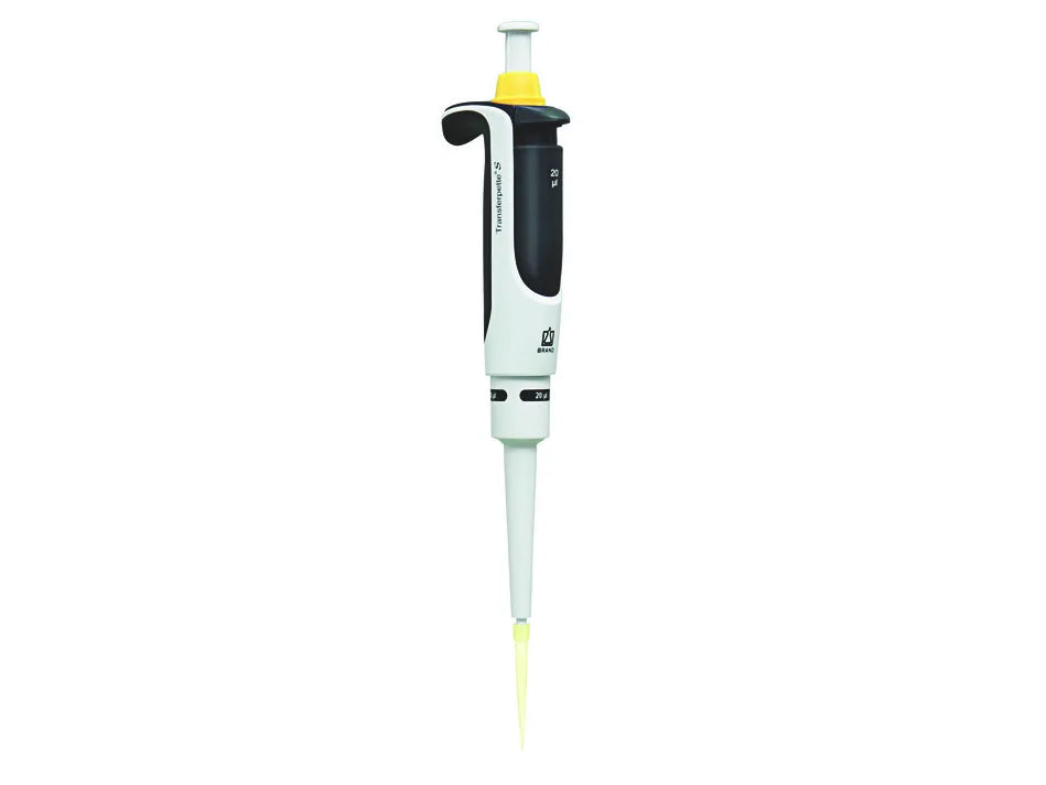 BrandTech Single-Channel Micropipette Transferpette® S, Fixed-Volume, DE-M - MSE Supplies LLC