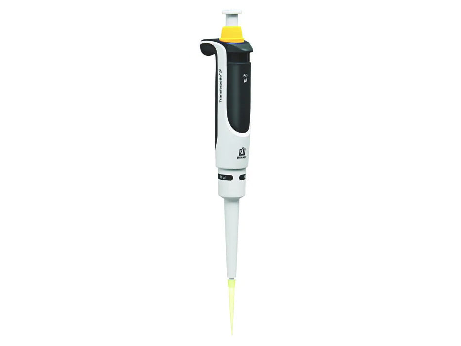 BrandTech Single-Channel Micropipette Transferpette® S, Fixed-Volume, DE-M - MSE Supplies LLC