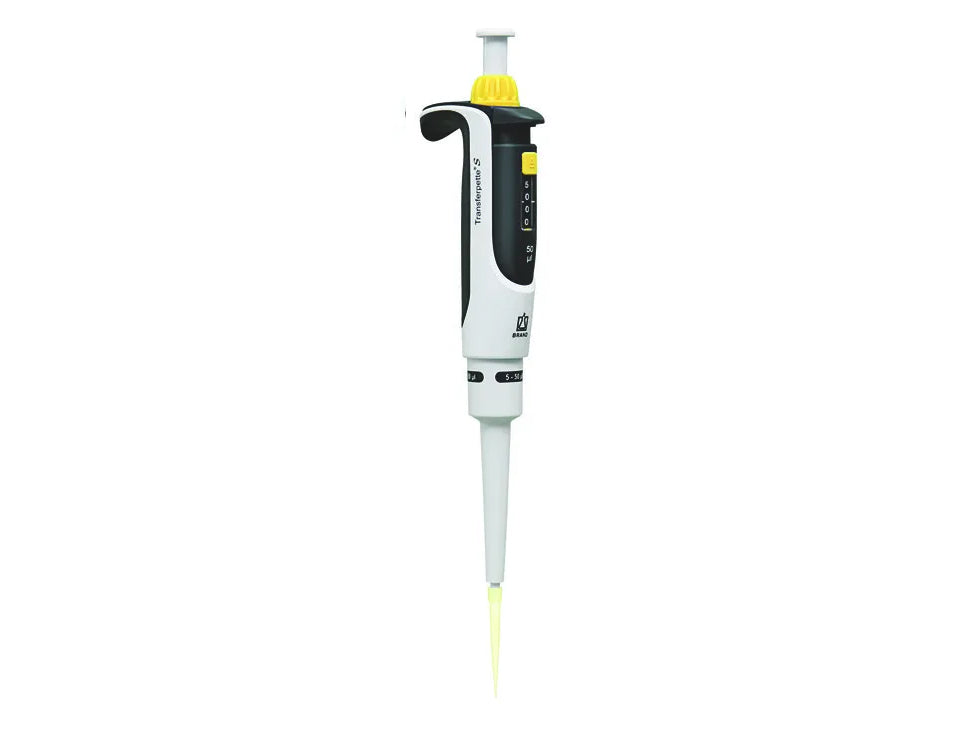 BrandTech Single-Channel Micropipette Transferpette® S, Adjustable, DE-M - MSE Supplies LLC