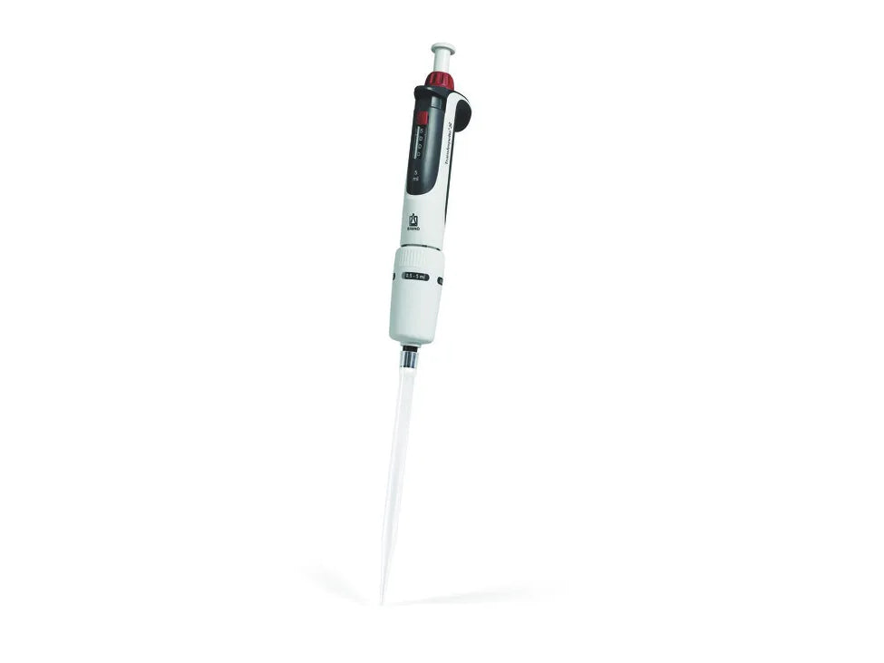 BrandTech Single-Channel Micropipette Transferpette® S, Adjustable, DE-M - MSE Supplies LLC