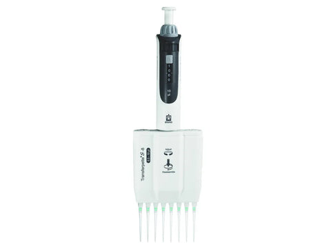 BrandTech Multi-Channel Micropipette Transferpette® S -8, Adjustable, DE-M - MSE Supplies LLC