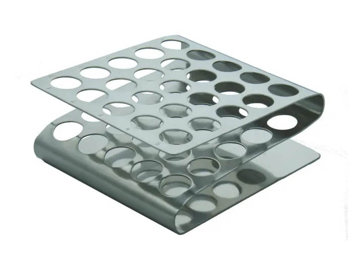 BrandTech Rack for Test Tubes, Stainless Steel, Z-Style - MSE Supplies LLC