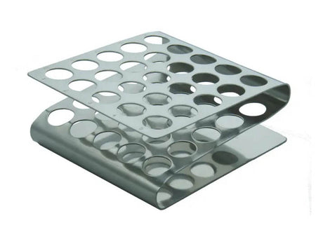 BrandTech Rack for Test Tubes, Stainless Steel, Z-Style - MSE Supplies LLC