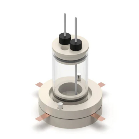 Organic Compatible Van der Pauw Bottom Mount Electrochemical Cell for sample size 10mm*10mm, Magnetic Mount - Battery Equipment - Redox.me - MSE Supplies