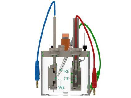 Standard Electrochemical Dual Holder Cell Setup, Electrochemical Products, Redox.me, MSE Supplies