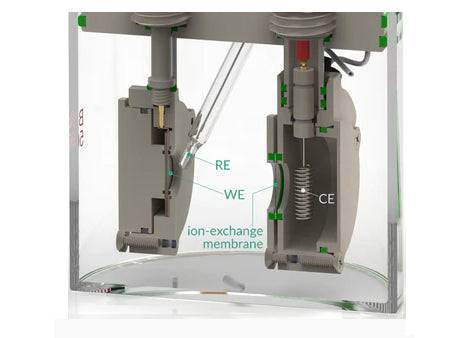 Standard Electrochemical Dual Holder Cell Setup, Electrochemical Products, Redox.me, MSE Supplies