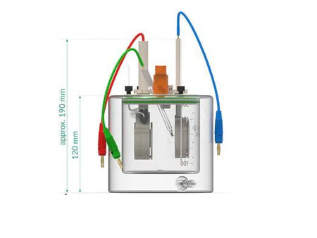 Standard Electrochemical Dual Holder Cell, Electrochemical Products, Redox.me, MSE Supplies