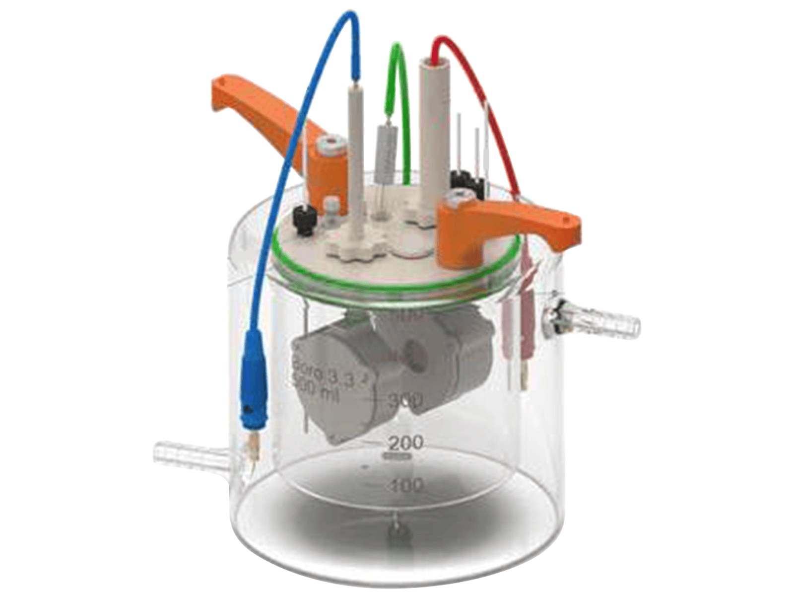 Jacketed Standard Electrochemical Dual Holder Cell Setup, Electrochemical Products, Redox.me, MSE Supplies