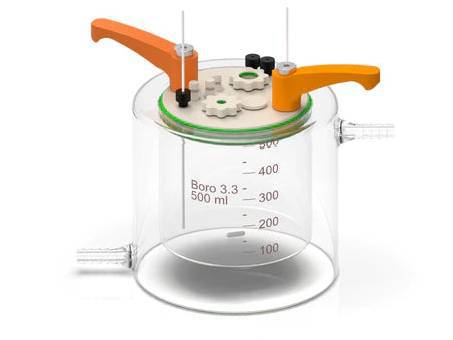 Jacketed Standard Electrochemical Dual Holder Cell Setup, Electrochemical Products, Redox.me, MSE Supplies