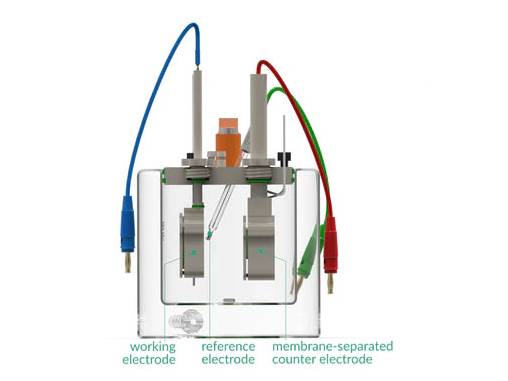 Jacketed Standard Electrochemical Dual Holder Cell, Electrochemical Products, Redox.me, MSE Supplies