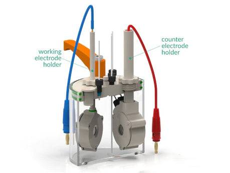 Standard Electrochemical Triple Holder Cell Setup, Electrochemical Products, Redox.me, MSE Supplies