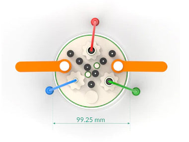 Standard Electrochemical Triple Holder Cell, Electrochemical Products, Redox.me, MSE Supplies