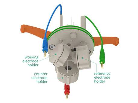 Standard Electrochemical Triple Holder Cell Setup, Electrochemical Products, Redox.me, MSE Supplies