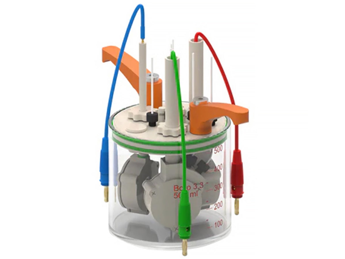 Standard Electrochemical Triple Holder Cell, Electrochemical Products, Redox.me, MSE Supplies