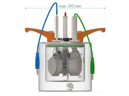 Jacketed Standard Electrochemical Triple Holder Cell Setup, Electrochemical Products, Redox.me, MSE Supplies