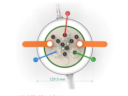 Jacketed Standard Electrochemical Triple Holder Cell, Electrochemical Products, Redox.me, MSE Supplies