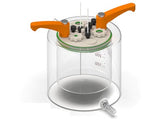 Jacketed Standard Electrochemical Triple Holder Cell, Electrochemical Products, Redox.me, MSE Supplies