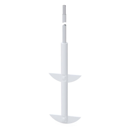 BOLA Double-Moon-Shaped Stirrer Shafts (PTFE ) - L 600 mm Ø 10 mm, NS 29/32