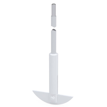 BOLA Moon-Shaped Stirrer Shafts (PTFE ) - L 350 mm Ø 8 mm NS 24/29